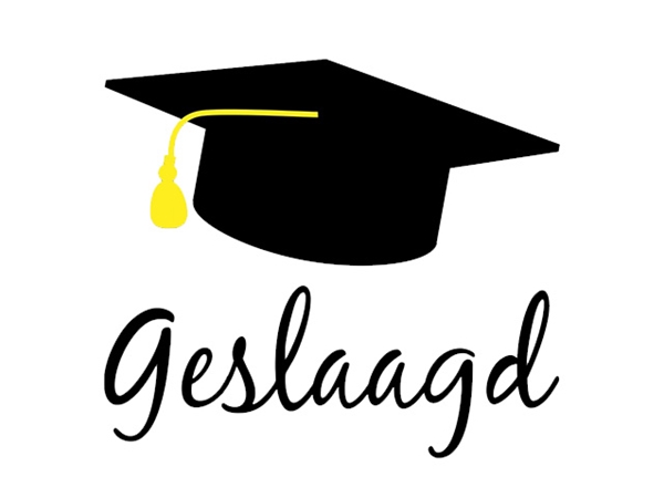 Geslaagd  verkrijgbaar op 10 en 11 juni